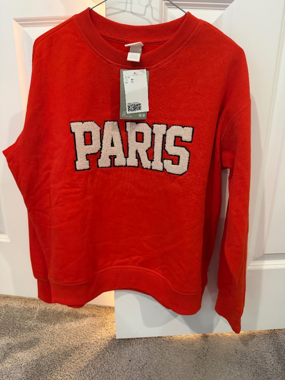 H&M Paris sweatshirt XS NWT